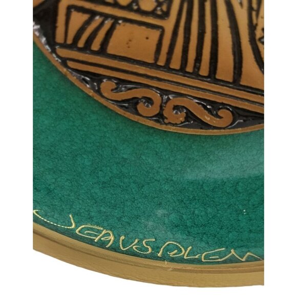 Vintage Holy Land Bethlehem Jesus Wall Plate Collectors Religious Jerusalem - Picture 9 of 12